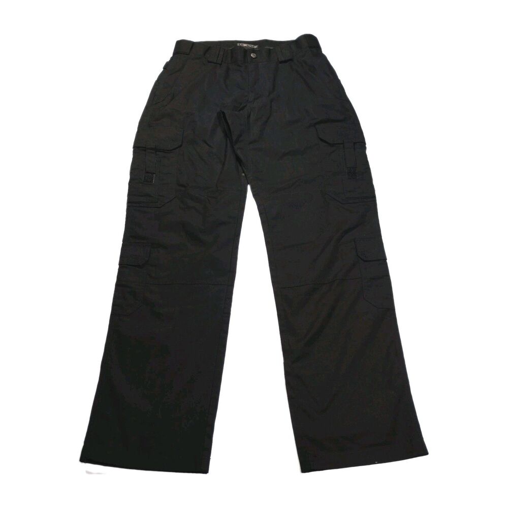 5.11 Tactical Cargo Pants Men's 34x36 Black Ripstop Utility Workwear NWOT